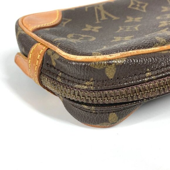 LOUIS VUITTON M51827 Monogram Marly DragonnesPM Pouch Bag Clutch Bag with Strap - Picture 9 of 15